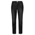 Schmale Stretch-Jeans KIRA, black Denim, Gr.46