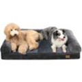 Bingo Paw - BingoPaw Hundebett xxl Orthopädisches Hundesofa, Hund Couch waschbar Hundekorb für Grosse Hunde - Ergonomisches Hundematratze grau