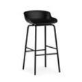 Normann Copenhagen - Hyg Barhocker H 75 cm, schwarz