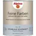 Feine Farben Lack No. 16 Steinblaue Schönheit blaugrau edelmatt 750 ml Buntlacke - Alpina