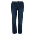 Gerade Jeans mit Used- und Destroyed-Effekten, dark blue Denim, Gr.50