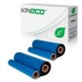 2 Thermo-Transfer-Rollen kompatibel zu Panasonic KX-FA134X Schwarz