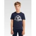 Carlo Colucci T-Shirt Jungen Baumwolle, blau