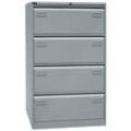 Bisley Light Hängeregistraturschrank Light Silber 800 x 622 x 1.321 mm