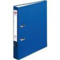 herlitz maX.file protect Ordner DIN A4 50 mm Blau 2 Ringe 5450408 Pappkarton, PP (Polypropylen) Texturiert Hochformat