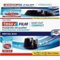 tesa Klebebandabroller tesafilm Easy Cut Compact Schwarz 105 mm (B) x 33 m (L) Kleiner Kern Kunststoff