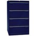 Bisley Light Hängeregistraturschrank Oxfordblau 800 x 622 x 1.321 mm