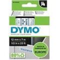 DYMO D1 Beschriftungsband Authentisch 45014 S0720540 Selbsthaftend Blau auf Weiß 12 mm x 7 m
