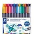 STAEDTLER Aquarell Kalligraphie-Stift Farbig sortiert 36 Stück