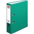 herlitz maX.file nature plus Ordner DIN A4 80 mm Grün 2 Ringe 10841518 Pappkarton, PP (Polypropylen) Texturiert Hochformat