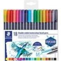 STAEDTLER Aquarell Kalligraphie-Stift Farbig Sortiert 18 Stück