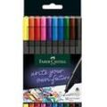 Faber-Castell Grip Fineliner 0,4 mm Farbig sortiert 10 Stück