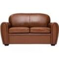 Vintage-Ledersofa braun 2-Sitzer CLUB