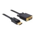 DeLOCK DisplayPort 1.1/DVI Kabel 5,0 m schwarz, 1 St.