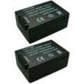 2x Trade-Shop Kamera Li-Ion Akku 7,4V / 1200mAh für Panasonic Lumix DMC-FZ47 DMC-FZ62 DMC-FZ72 DMC-FZ82 DC-FZ83, Leica V-Lux 3 V-Lux 4 / mit Infochip