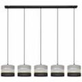 Helam Lighting - Helam helen Straight Bar Pendelleuchte Schwarz, Gold, Grau 115cm