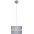 Helam Lighting - Helam helen Zylindrische Pendelleuchte Grau, Silber 25cm