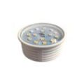 Led Line - 10x 5W Slim led Einbauleuchte Neutralweiß 400lm 20mm Höhe 230V Ø50mm Einbaustrahler GU10 Ersatz , Flach geringe Höhe