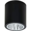 Licht-erlebnisse - Runde Deckenleuchte E27 downlight round Schwarz klein