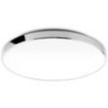 Malbona led Deckenleuchte Bad, IP44 Spritzwasserschutz, Neutralweißes Licht, chrom, 35,5 x 6,5 cm - Briloner