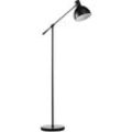 Homcom - Stehlampe höhenverstellbar, schwenkbar Stehleuchte, 40 w Standlampe exkl. Leuchtmittel, Leselampe Bogenlampe mit E27 Sockel, für Wohnzimmer,