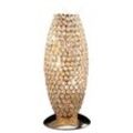 Inspired Diyas Kos - Tischlampe 3 Light French Gold, Kristall