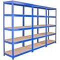 Monster Racking - 3 x Q-Rax Lagerregal 180cm x 90cm x 50cm