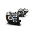 Viking Choice - Scheinwerfer Dual Halo Felgen nissan navara D40/PATHFINDER 05-10 angel eyes schwarz