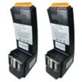 2x Trade-Shop Ni-MH Akku 9,6V / 2000mAh für Festool Festo CDD9.6 CCD9.6ES fsp FSP-489257 YTB277