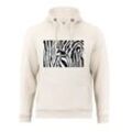 Cotton Prime® Kapuzensweatshirt Black & White Zebra Eye