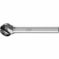 Hartmetall Hochleistungsfrässtift alu Kugel kud ø 12x10mm Schaft-Ø 6mm für Alu/NE Metalle hicoat - Pferd