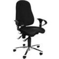 TOPSTAR Ergonomischer Bürostuhl Sitness® 10 Stoff Schwarz