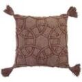 byRoom Kissen Dusty Rose 45 x 45cm, 45 x 45cm, bordeaux