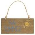 IB Laursen Holzschild Hello Summer, L15 x H7 cm