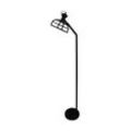 HSM Collection Stehlampe Crown, 25x25x152 cm