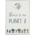 IB Laursen Metallschild There is no PLANET B, 20 x 14 cm