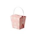 RICE Foodbox ToGo 6er Lace, 9.1 x 7.4 x 8.9cm, rot