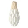 Boltze Vase Malia aus Steingut, 25 cm, Ø 10 cm