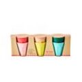 RICE Melamin Becher 6er Set Dance Out, Espressobecher, diverse Farben