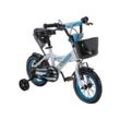 Actionbikes Kinderfahrrad Donaldo 12 Zoll, V-Brake-Bremsen, höhenverstellbar, Stützräder, Korb