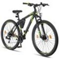 Licorne Bike Effect Premium Mountainbike in 26, 27,5 und 29 Zoll - Fahrrad für Jungen, Mädchen, Herren und Damen - Shimano 21 Gang-Schaltung - Herrenrad