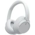 Sony WH-CH720N Over Ear Headset Bluetooth® Stereo Weiß Mikrofon-Rauschunterdrückung, Noise Cancelling Headset, Klang-Personalisierung, Lautstärkeregelung,