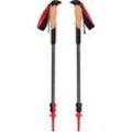 Trekkingstöcke Pursuit S/M, Fitnessgerät grau/rot, 1 Paar, 100-125 cm