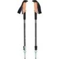 Trekkingstöcke Pursuit Shock S/M, Fitnessgerät grau/grün, 1 Paar, 110-125 cm