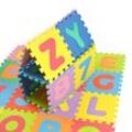 Pink Papaya Puzzlematte mit Zahlen und Buchstaben Kids Zone