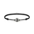 Armband Karma Secret mit schwarzem Infinity Bead