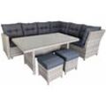 Dining Lounge Set Caldera Garten Möbel Sitzgruppe Ecksofa Garnitur - Trendline