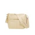 Samantha Look Umhängetasche Damen Leder, beige