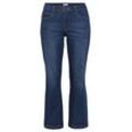 Stretch-Jeans mit ausgestellter Saumweite, blue Denim, Gr.46