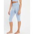 MP Damen Composure Nahtlose Capri-Leggings — Blue Sky - XS